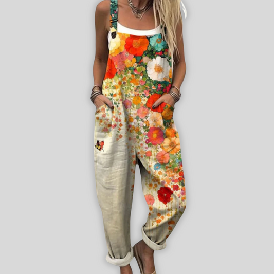 Aukje™ | Chic Jumpsuit med Løs Pasform til En Afslappet Look